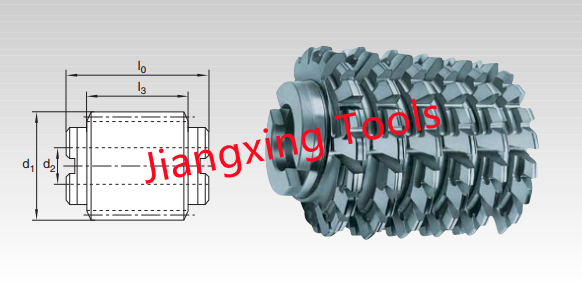 Heavy duty roughing hobs with involute gear froms